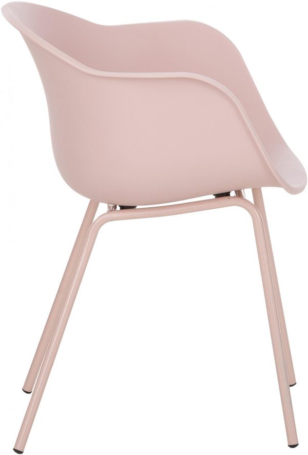 Chaise scandinave plastique Claire ROSE